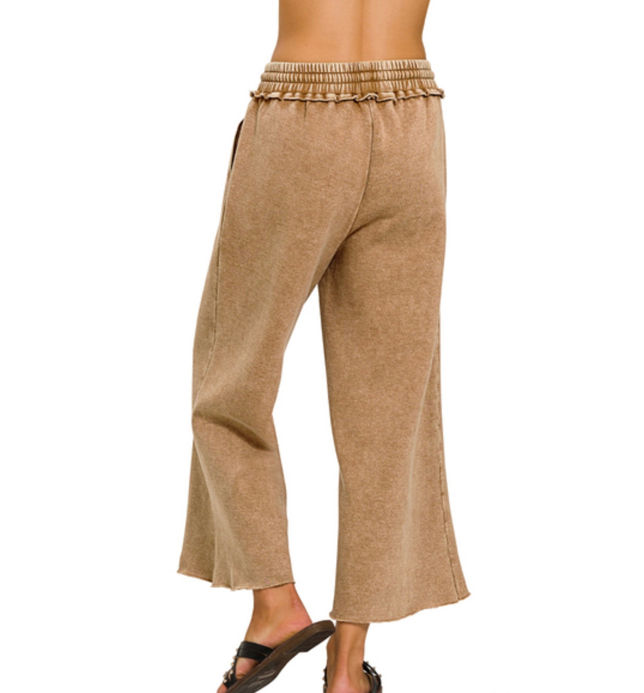 Acid Washed Palazzo Pants Pre-Order