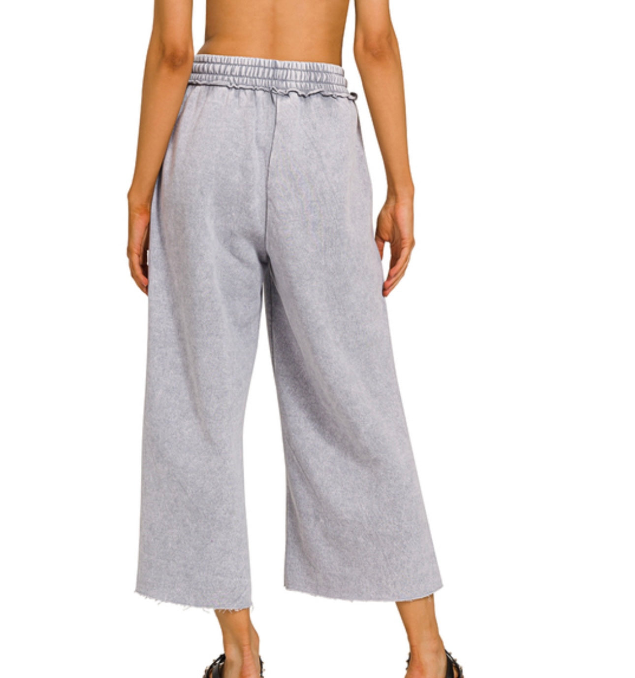 Acid Washed Palazzo Pants Pre-Order